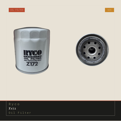 Ryco Z172 Oil Filter | Genuine NOS Replacement