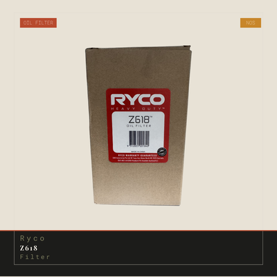 Ryco Z618 Oil Filter - Genuine NOS replacement | In stock