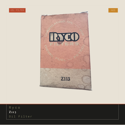 Ryco Z113 Oil Filter | Genuine NOS Replacement