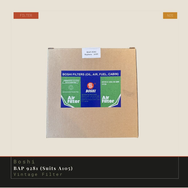 Boshi | Filter | BAP 9281 (Suits Ryco A105)