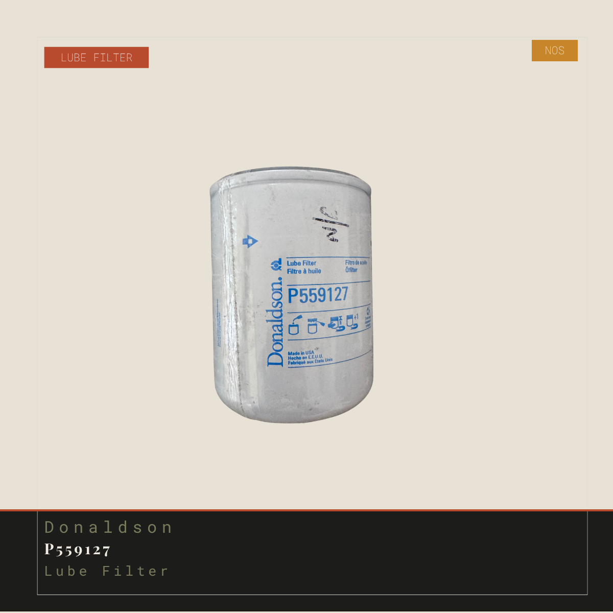 Donaldson P559127 Lube Filter - NOS