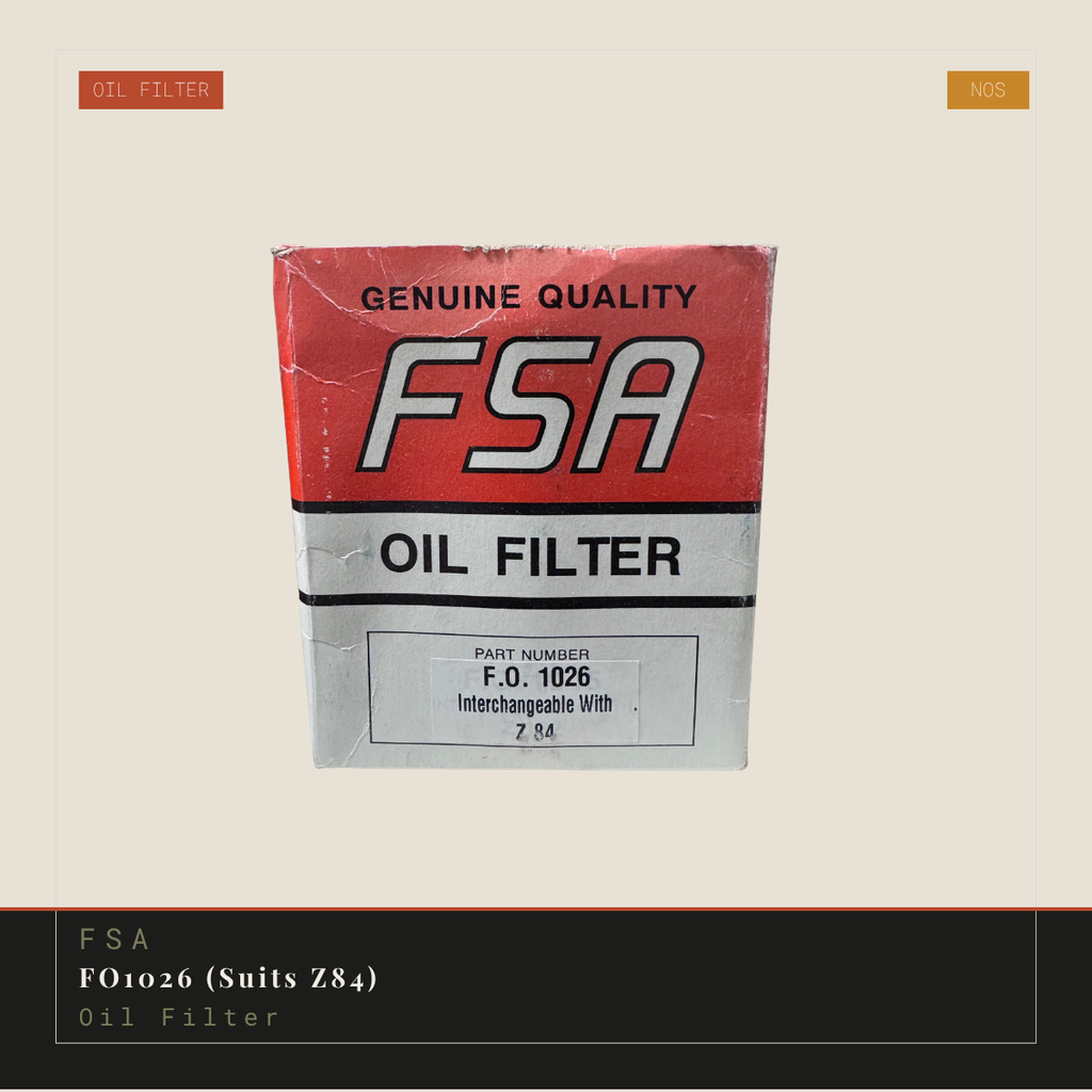 FSA FO1026 (Suits Z84) Oil Filter | Genuine Replacement