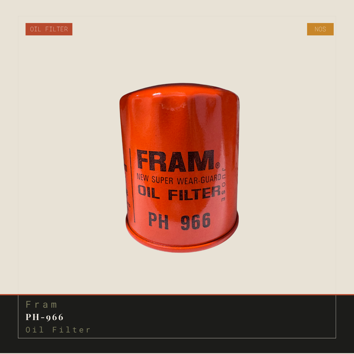 Fram PH966 (Suits Z82) Oil Filter | Genuine NOS Replacement
