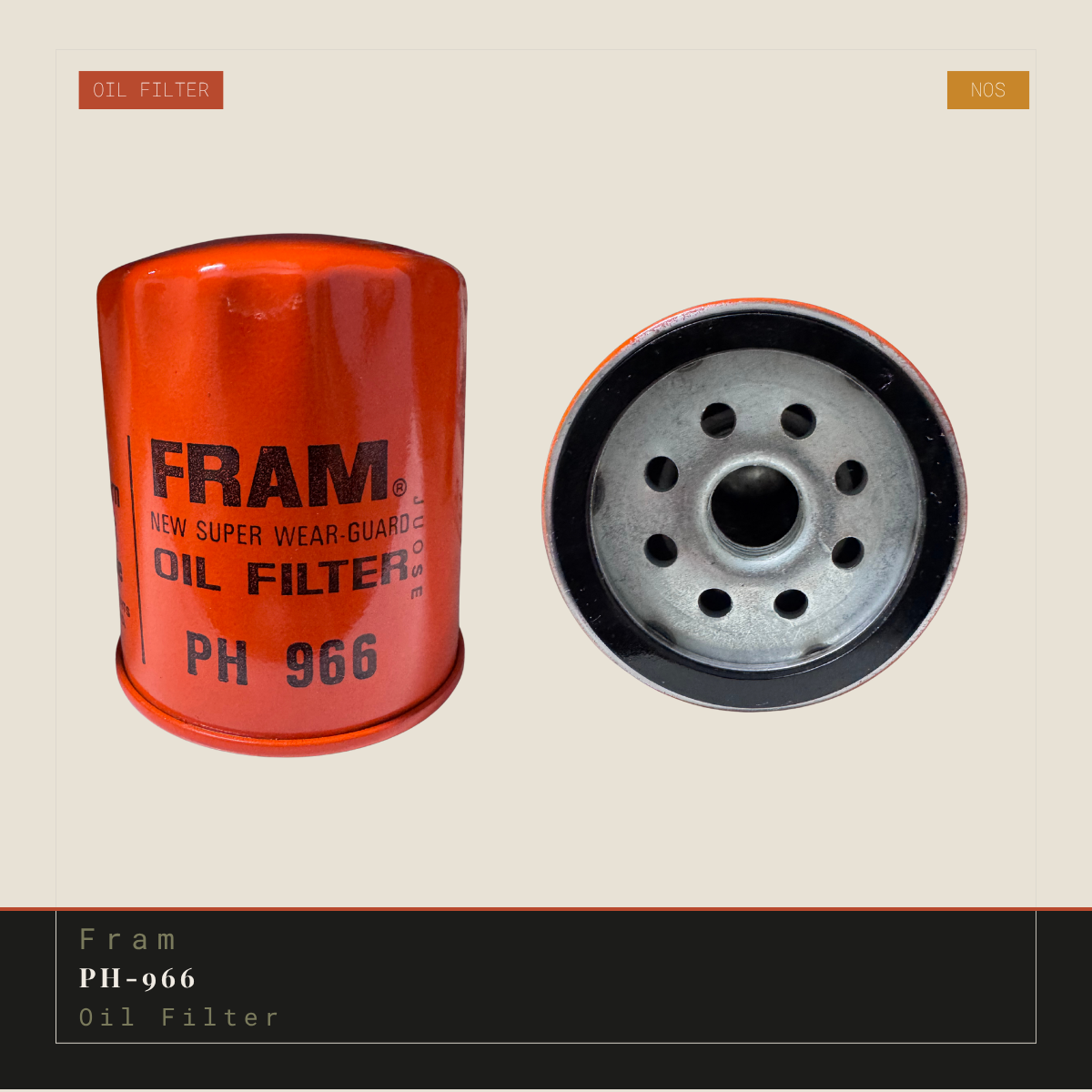 Fram PH966 (Suits Z82) Oil Filter | Genuine NOS Replacement