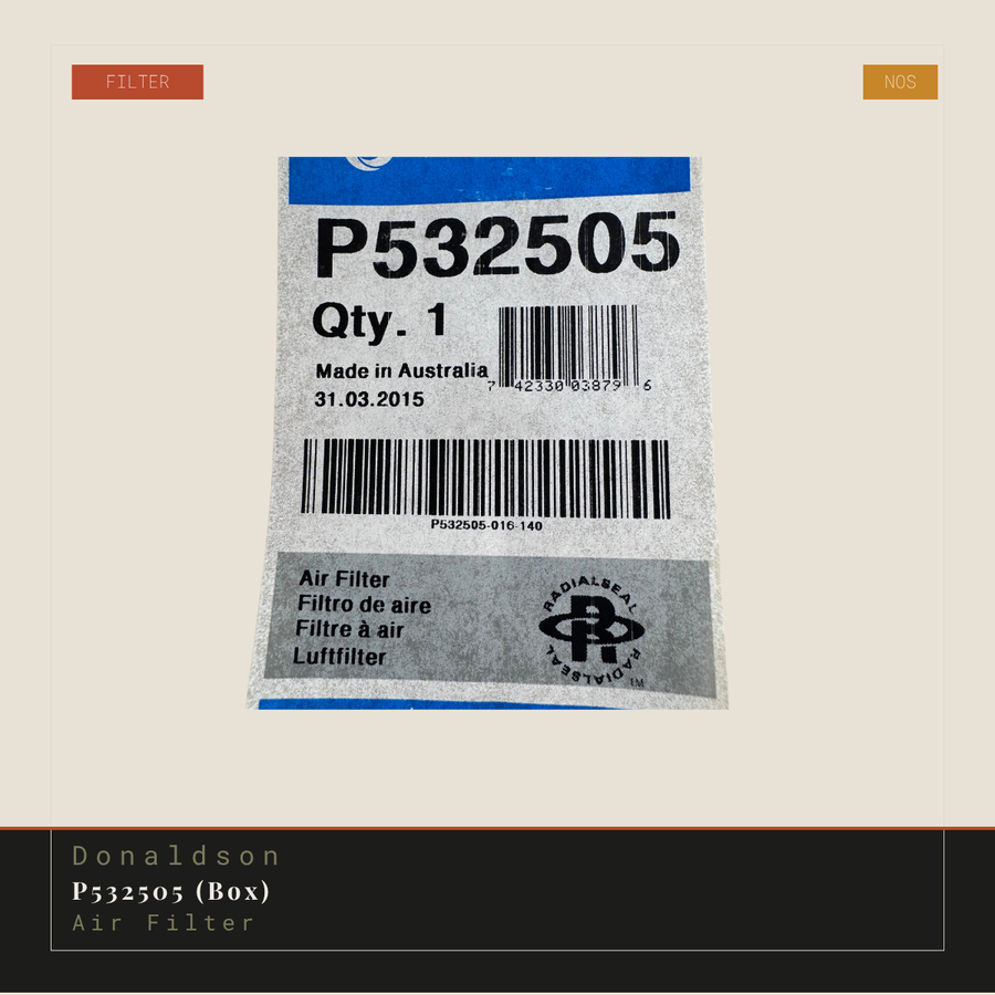 Donaldson P532505 Air Filter | Genuine NOS Replacement