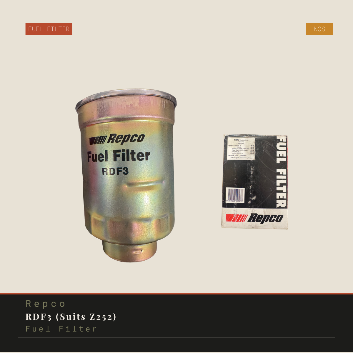 Repco RDF3 (Suits Z252) Fuel Filter | Genuine Replacement