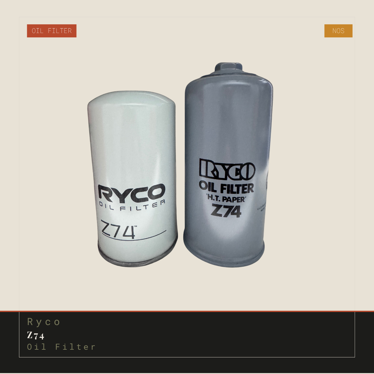 Ryco Z74 Oil Filter | Genuine Replacement
