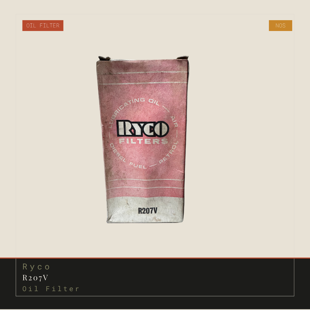 Ryco R207V Oil Filter | Genuine NOS Replacement