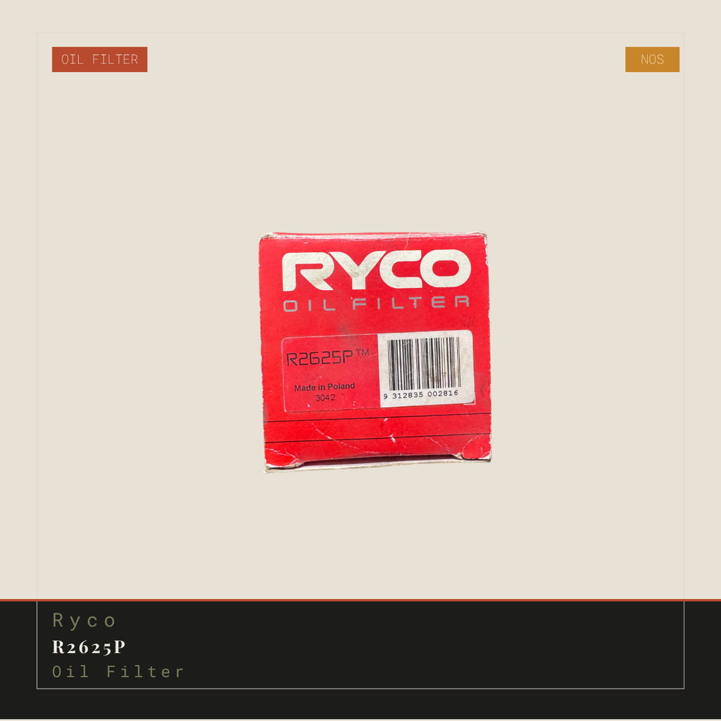 Ryco R2625P Oil Filter | Genuine NOS Replacement