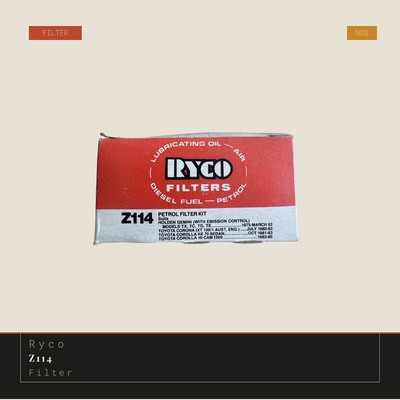 Ryco Z114 Petrol Filter Kit | Genuine NOS Replacement