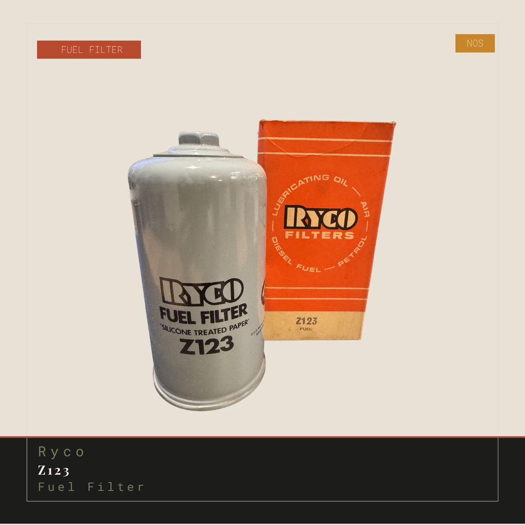 Ryco Z123 Fuel Filter | Genuine NOS Replacement