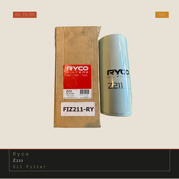 Ryco Z211 Oil Filter | Genuine NOS Replacement