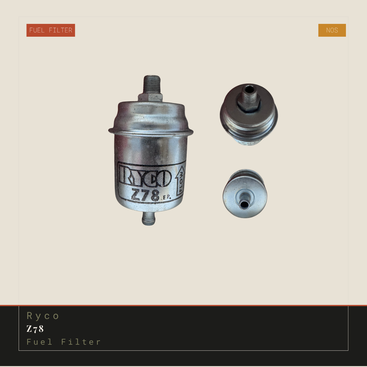 Ryco Z78 Fuel Filter | Genuine NOS Replacement