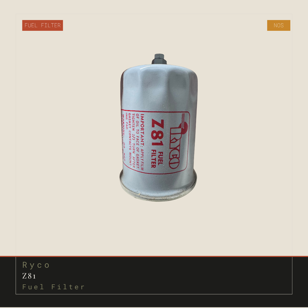 Ryco Z81 Fuel Filter | Genuine NOS Replacement