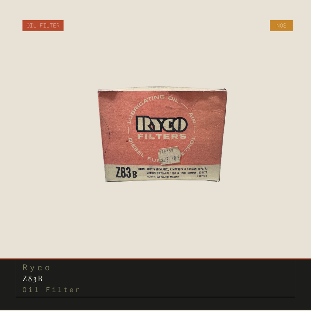 Ryco Z83B Oil Filter | Genuine NOS Replacement