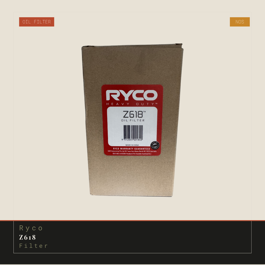Ryco Z618 Oil Filter - Genuine NOS replacement | In stock