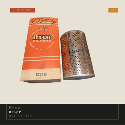 Ryco R2247P Oil Filter | Genuine NOS Replacement