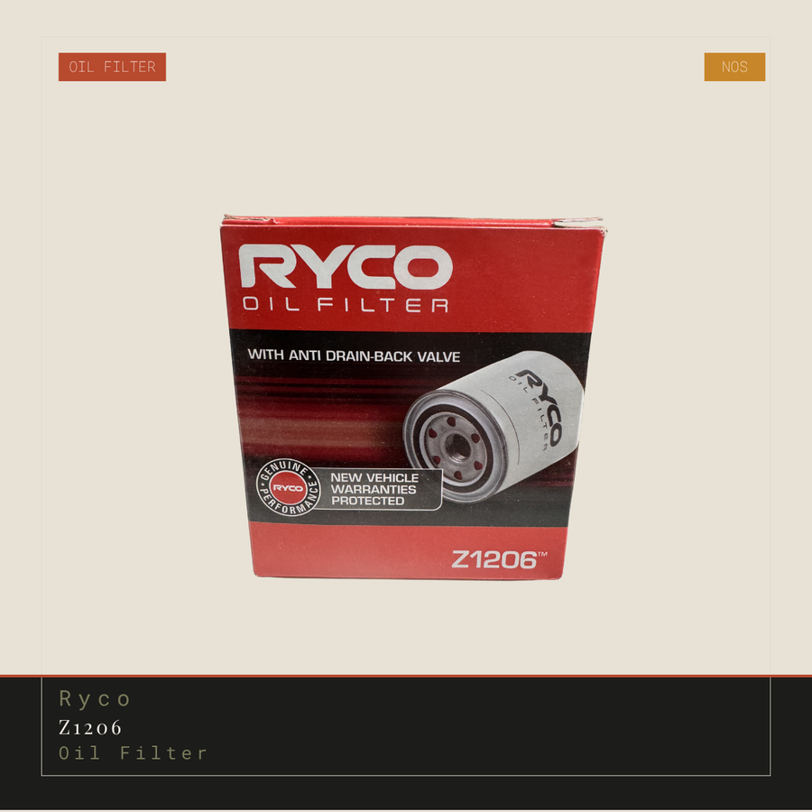 Ryco Z1206 Oil Filter - Genuine NOS replacement | In stock