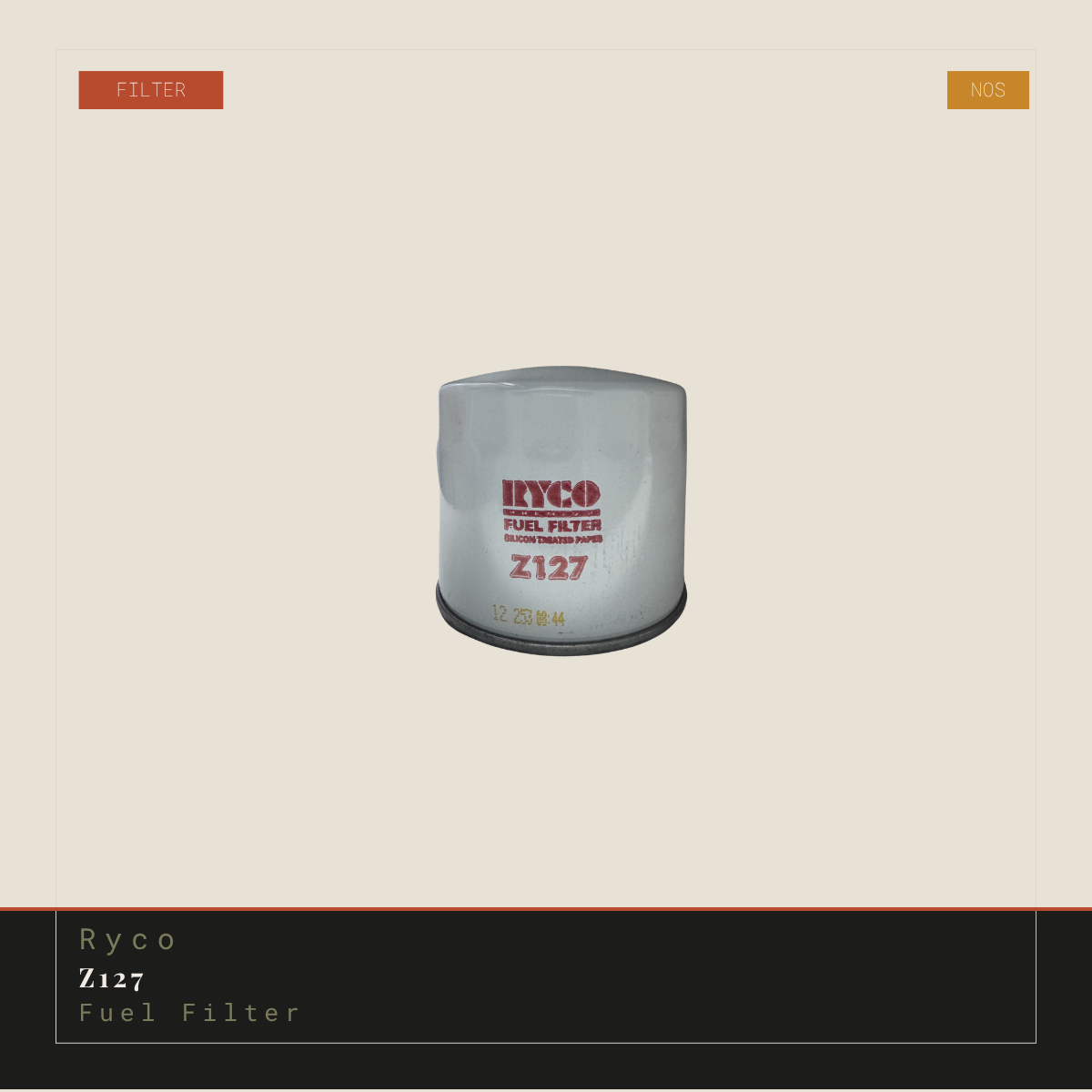 Ryco Z127 Fuel Filter | Genuine NOS Replacement