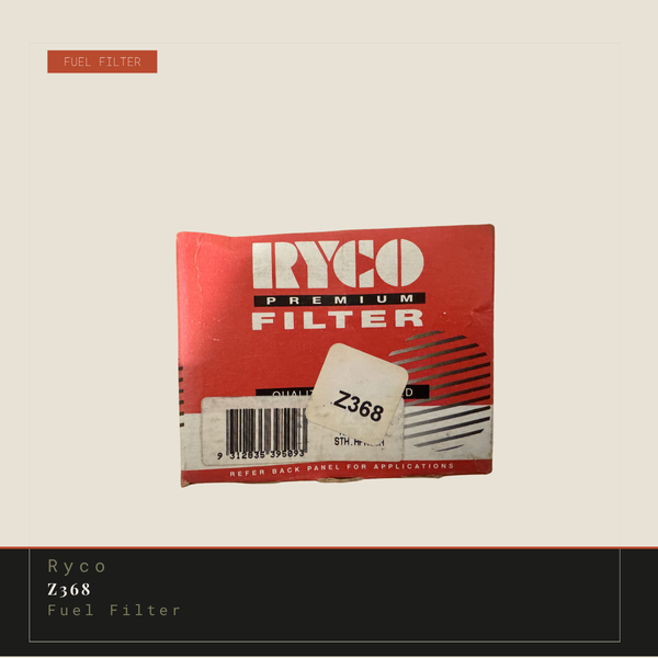 Ryco Z368 Fuel Filter Genuine NOS