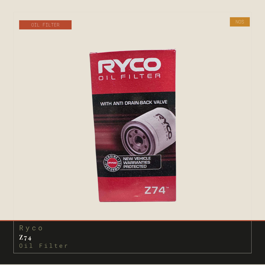 Ryco Z74 Oil Filter | Genuine Replacement