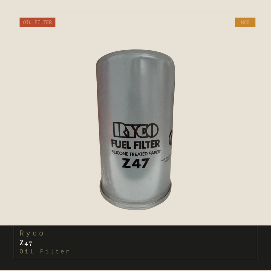 Ryco Z47 Oil Filter Genuine NOS